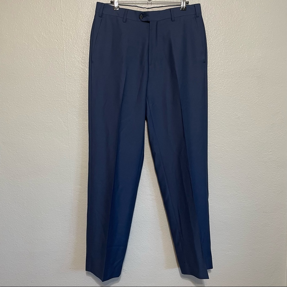 Angelico Navy Super 120's Trouser Pants​​